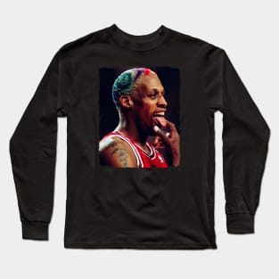 Dennis Rodman - Vintage Long Sleeve T-Shirt